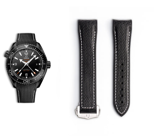 Seamaster Planet Ocean Black Rubber Strap | 21mm | CVZ005306