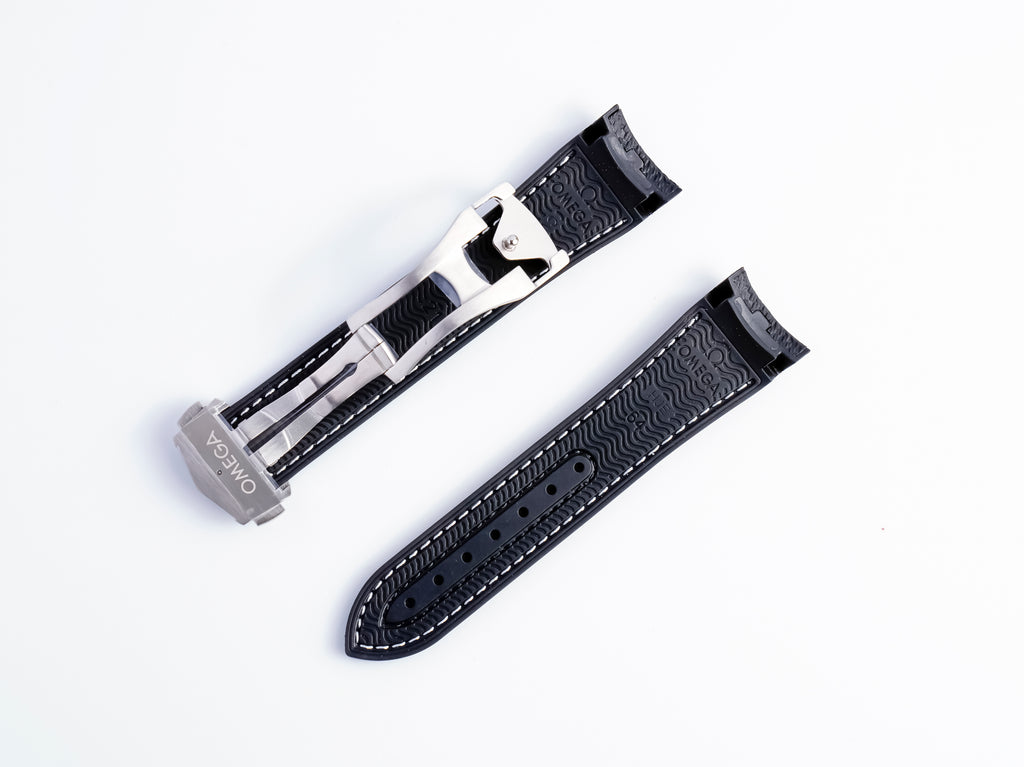 Seamaster Planet Ocean Black Rubber Strap | 21mm | CVZ005306