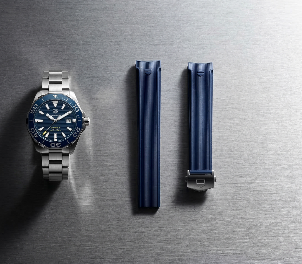 Aquaracer Rubber Strap | 20.5mm Blue | FT6155 WAY211C