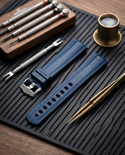 Seamaster 300M Blue Rubber Strap | 20mm | 032CVZ010127