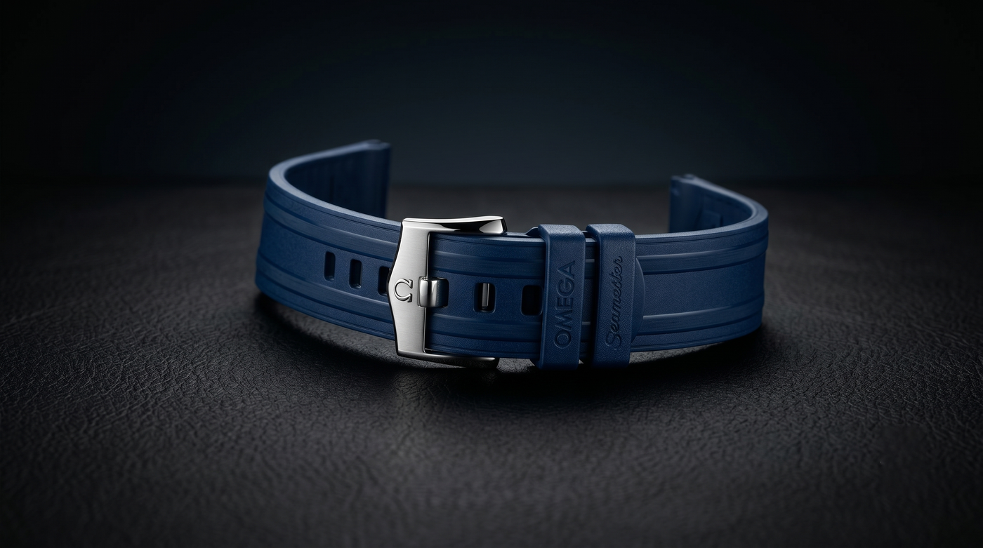Seamaster 300M Blue Rubber Strap | 20mm | 032CVZ010127