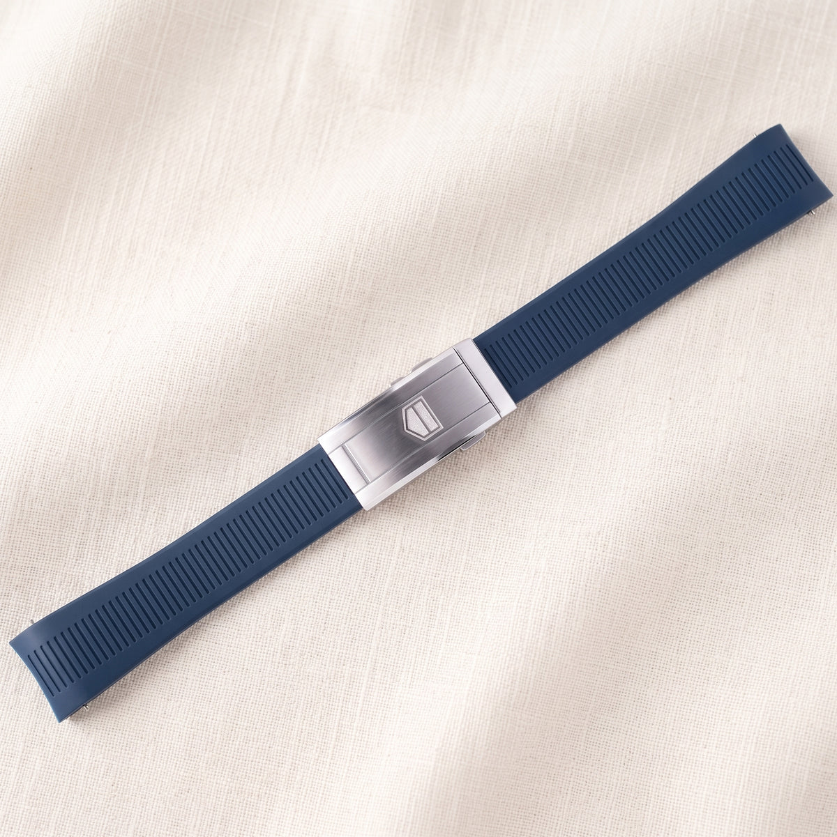 TAG Heuer Aquaracer Professional 300 GMT 43mm Blue Rubber 21.5mm Strap | Genuine OEM FT6198 / FC5099
