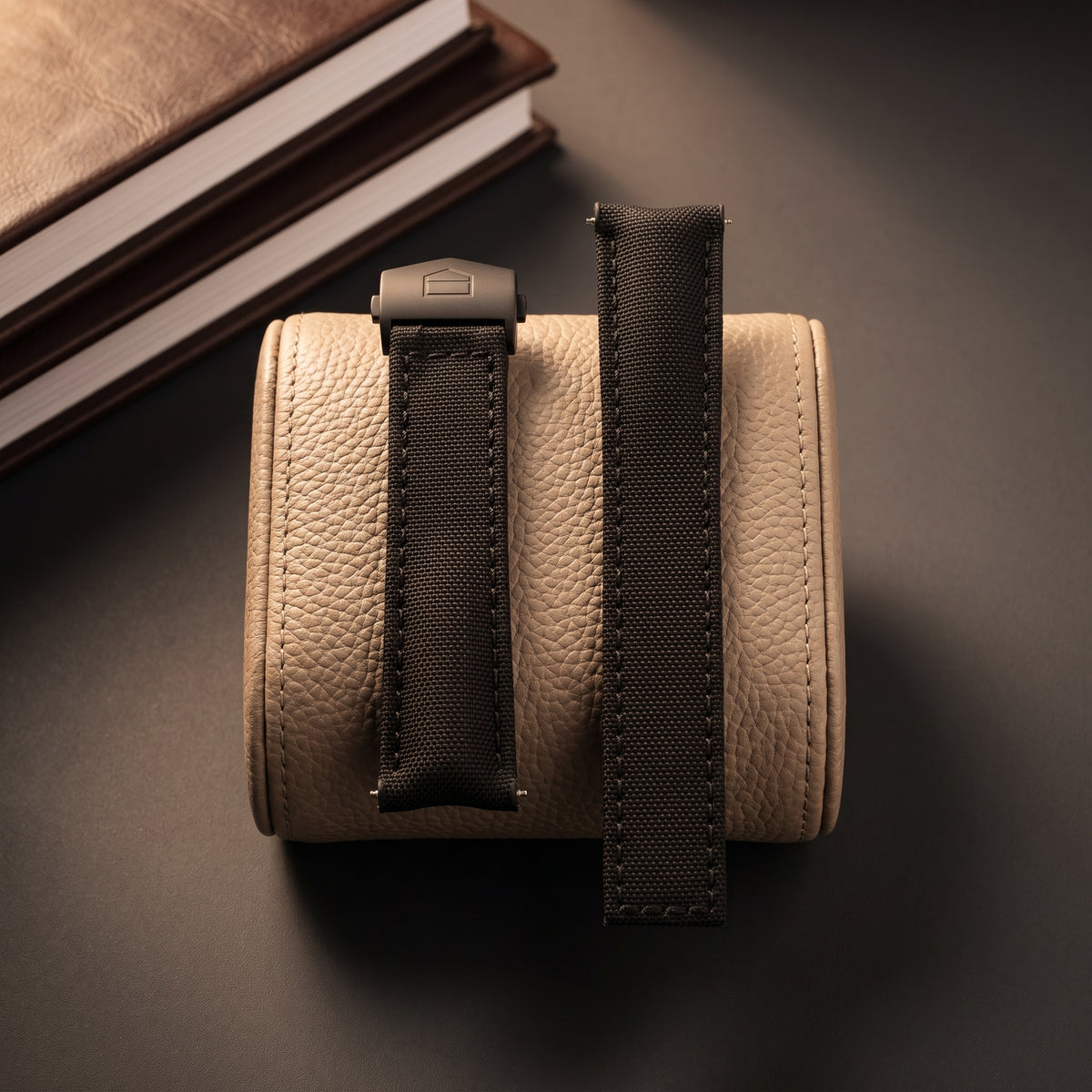 TAG Heuer Aquaracer 41mm All-Black Nylon Textile 20.5mm Strap Titanium Folding Clasp | Genuine OEM FC6445 / FC5055