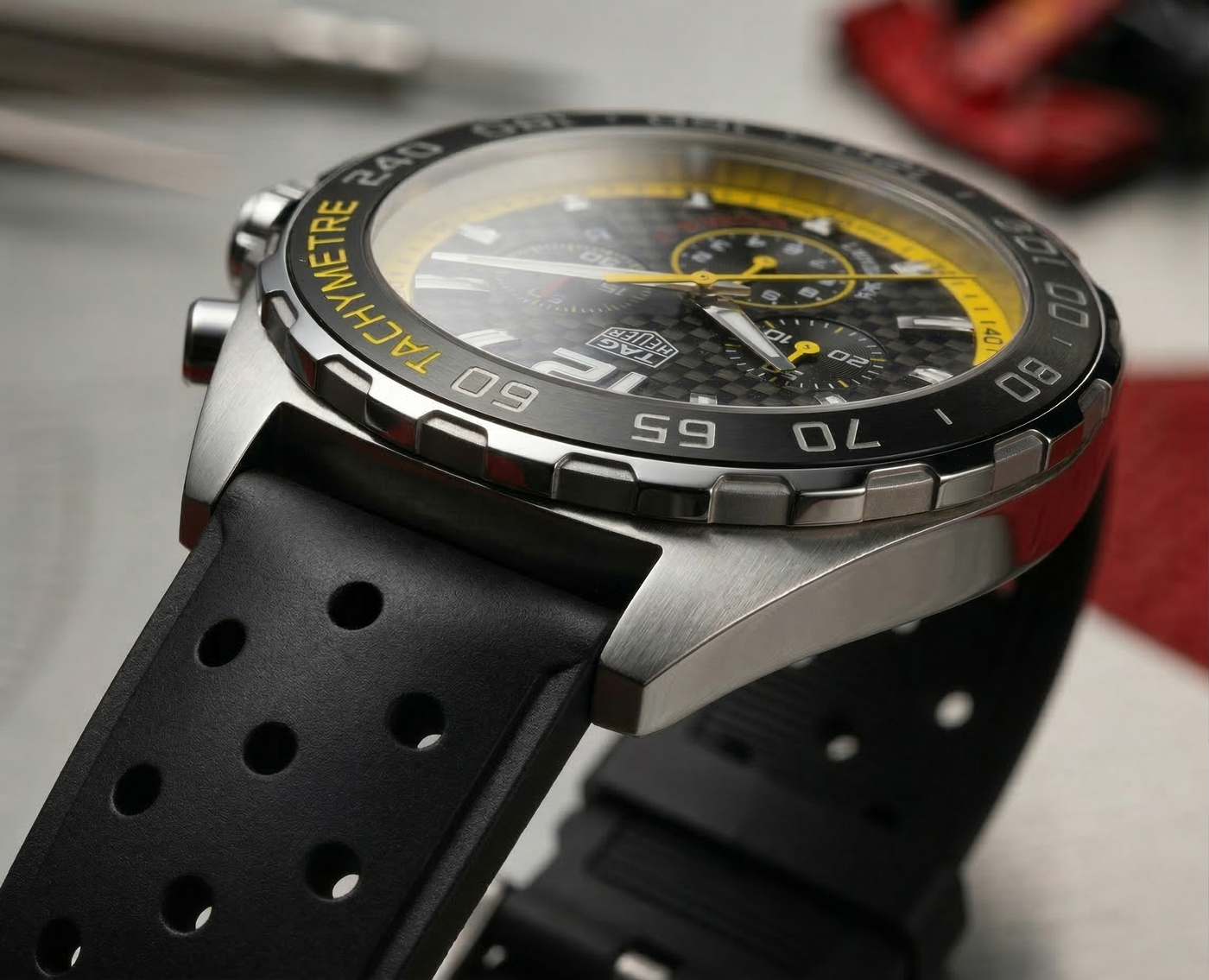 Tag Heuer F1 Black Rubber Strap | 21.5mm | FT8024/BT0724