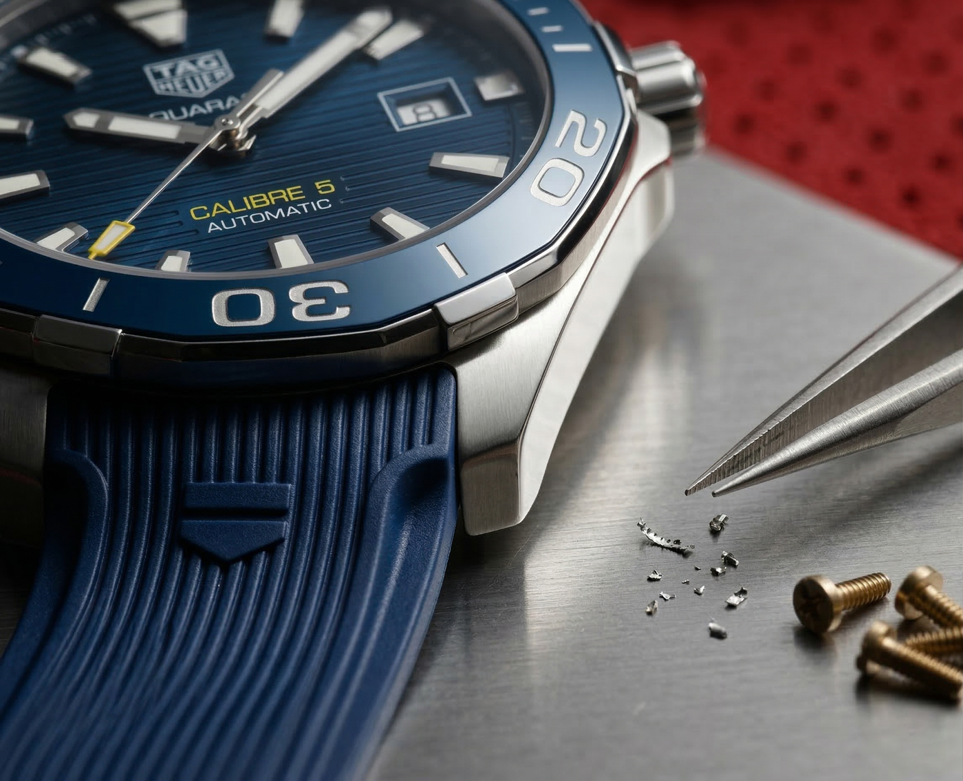 Aquaracer Rubber Strap | 20.5mm Blue | FT6155 WAY211C