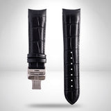 Tissot Couturier 23mm Black Leather Curved Strap & Clasp | OEM T600028564 T035614A