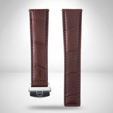 TAG Heuer Aquaracer 43mm Brown Alligator Leather & Rubber Strap 21.5mm | Genuine OEM FC6474 / FC5065