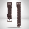 IWC Schaffhausen Brown Santoni Calfskin Pilot Strap 20mm with Tang Buckle | Genuine OEM E06165