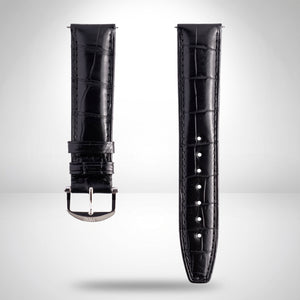 IWC Schaffhausen Portofino Black Genuine Alligator Leather Strap 20mm | Genuine OEM 35804