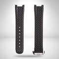 Genuine Omega Aqua Terra 150M 20mm Grey Rubber Strap & Deployant Clasp | OEM 032CVZ007666