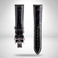 Longines Master Collection Black Genuine Alligator Leather Strap 21mm | Genuine OEM L682119979 / L639119706
