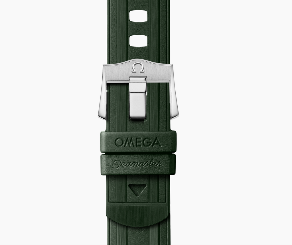 Seamaster Diver 300M Green Rubber Strap | 20mm | 032Z017210