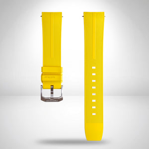 TAG Heuer Formula 1 Yellow Rubber Strap 21.5mm | Genuine OEM FT8054 CAZ101AM